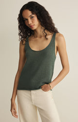 Perch Sweater Tank Everglade