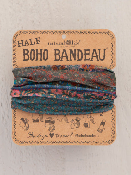 Half Boho Bandeau Dark Patchwork