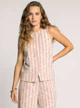 Zaria Tank Light Coral Rose