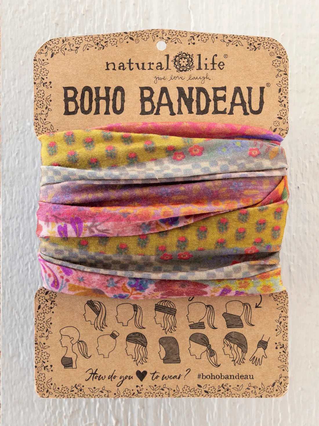 Full Boho Bandeau Garden Waves