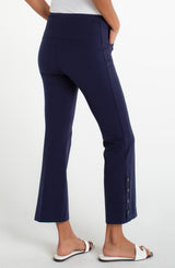 Stella Pull On Kick Flare - 27" Inseam Cadet Blue