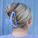 Open Large Hair Clip Blue Lagoon