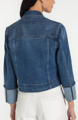 High Cuff Denim trucket Jacket West Ways