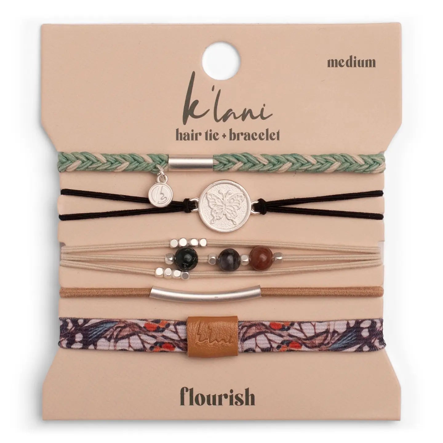 Hair Tie Bracelets Flourish | Medium