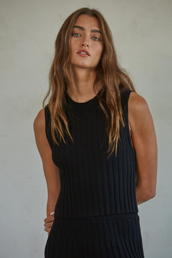 Sydney Sweater Ribbed Tank