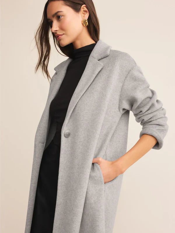 Mason Luxe Coat Classic Heather Grey