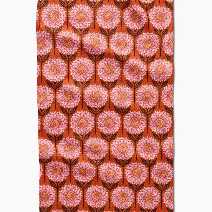 Geometry Tea Towel Amber