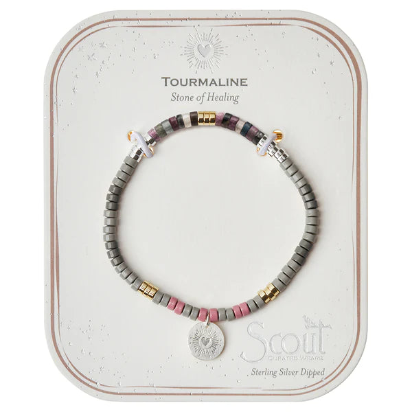 Stone Intention Charm Bracelet