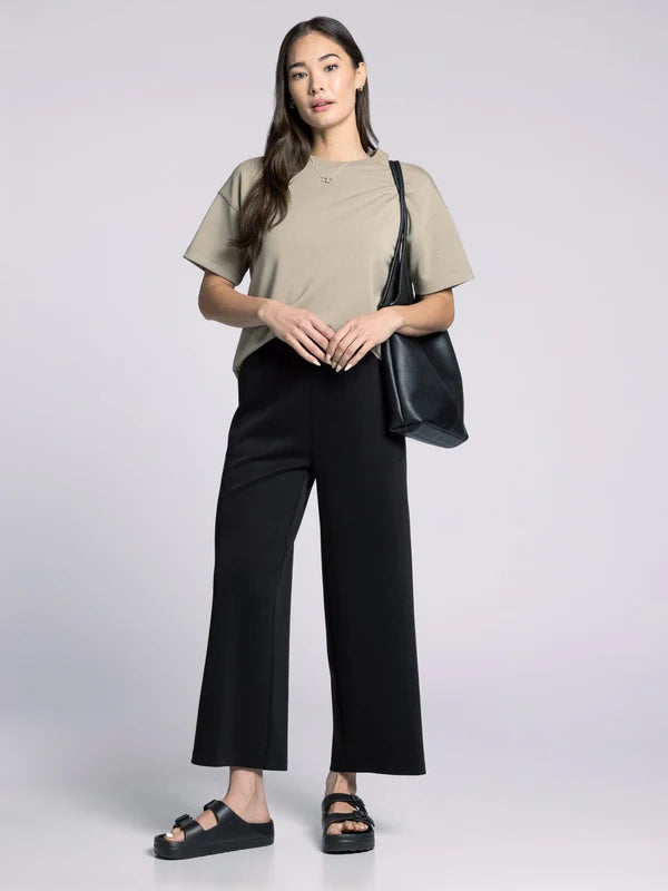 Mildred Cropped Pants Black