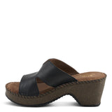 Deltana Heeled Sandals Black