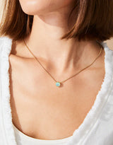 Sea Foam 18" Lighthouse Necklace