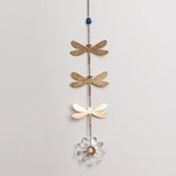 Crafted Suncatcher Dragonfly | Blue Apatite