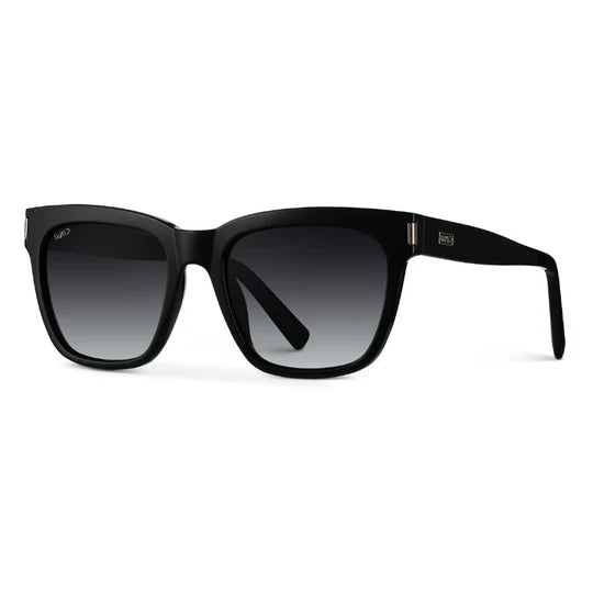 Dakota Sunglasses Glossy Black | Black Gradient