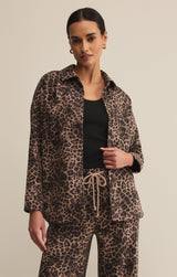 All Day Leopard Jacket Desert Tan
