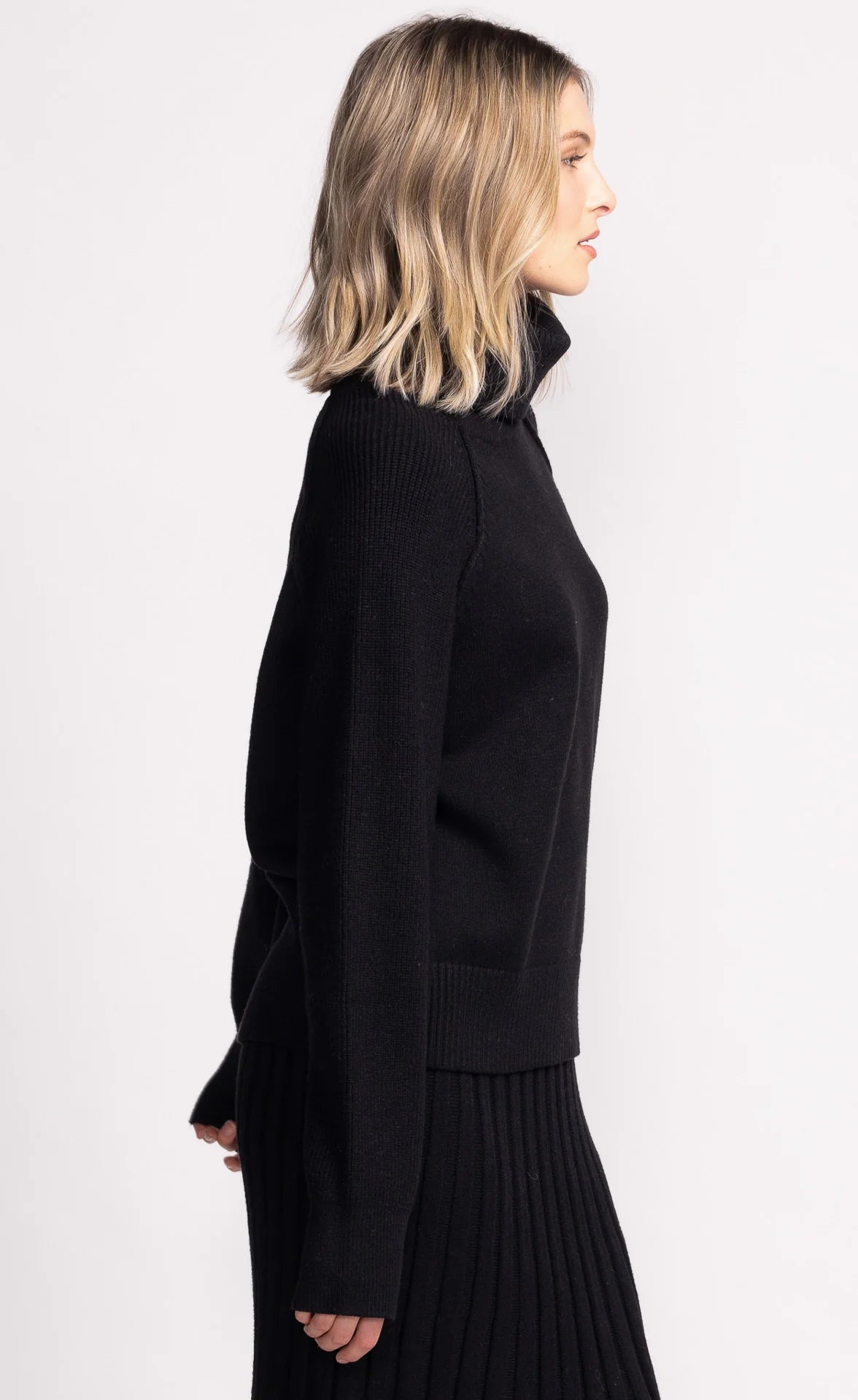 Sadie Turtleneck Sweater Black