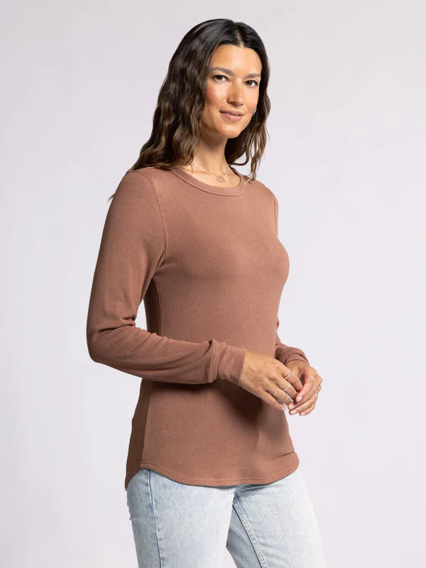 Stacy Long Sleeve Top Clove
