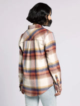 Desiree Shirt Ivory Multi Plaid