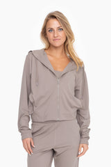 Flexcomfort Hooded Jacket Warm Grey
