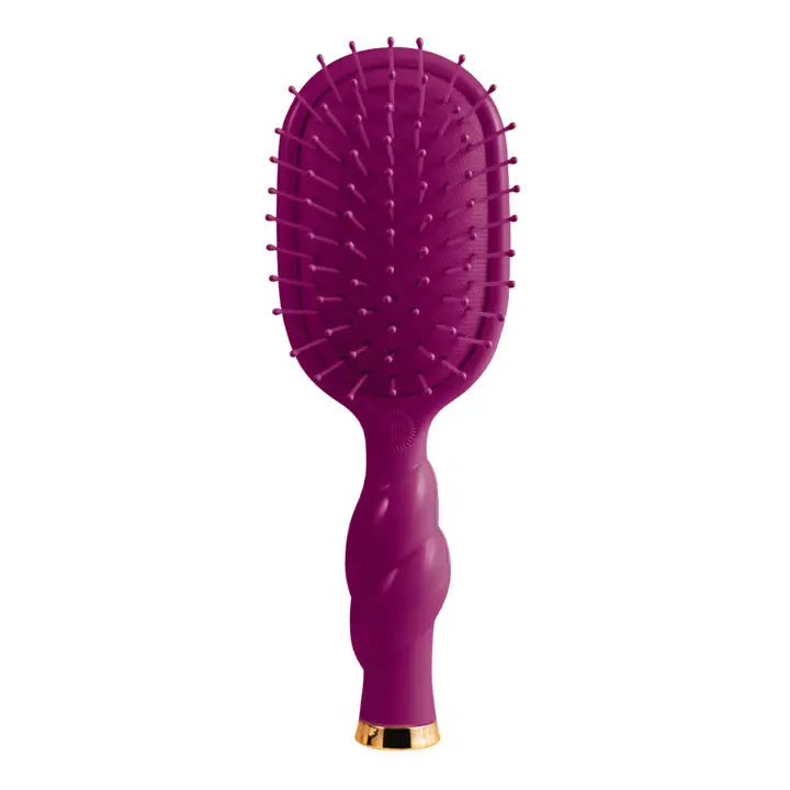 Teleties Mini Hair Brush Mulberry Detangler - Medium Hair