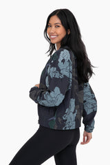 Graffiti Bomber Jacket Black Mix