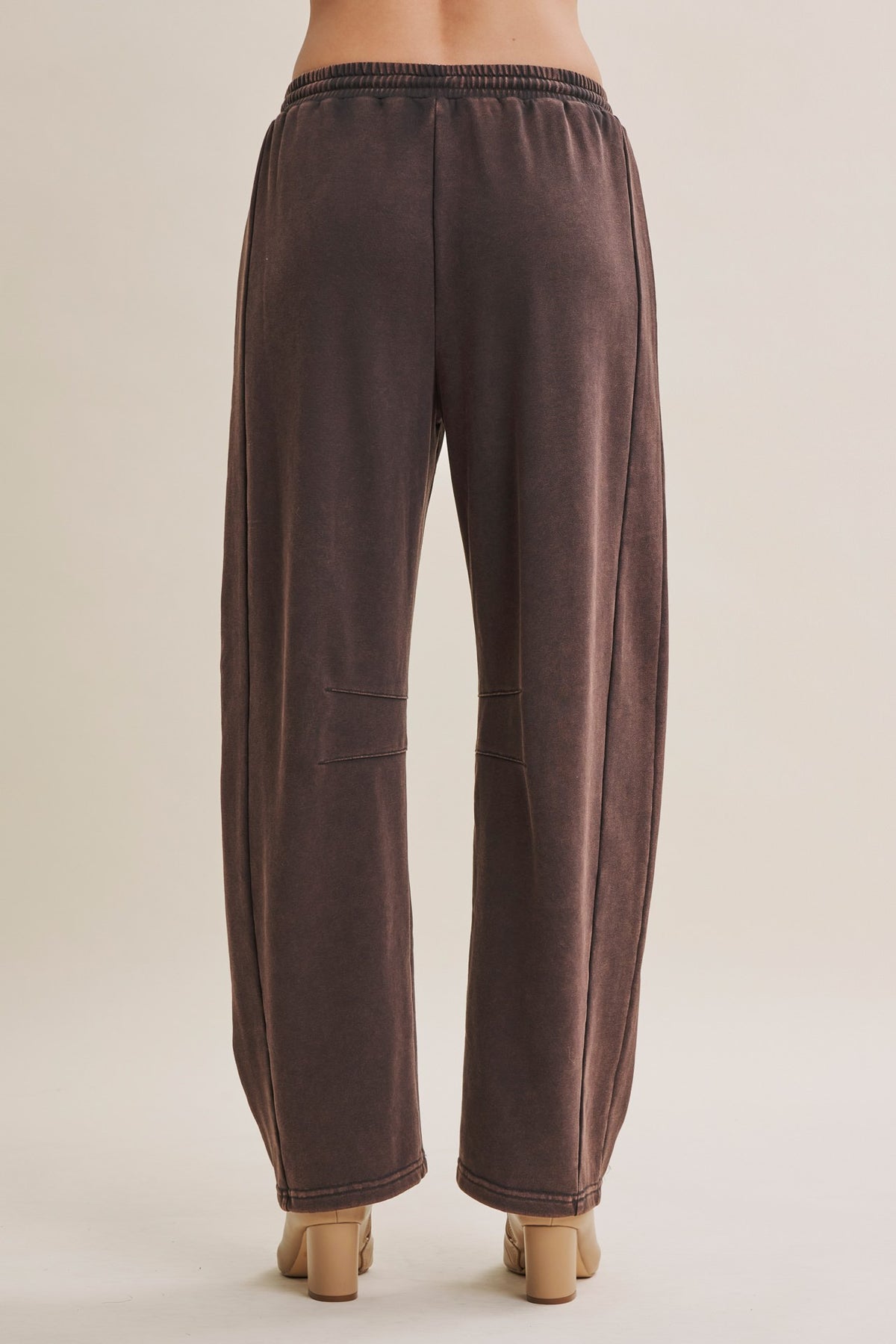 Off-Duty Vintage Washed Barrel Sweatpants Vintage Charcoal