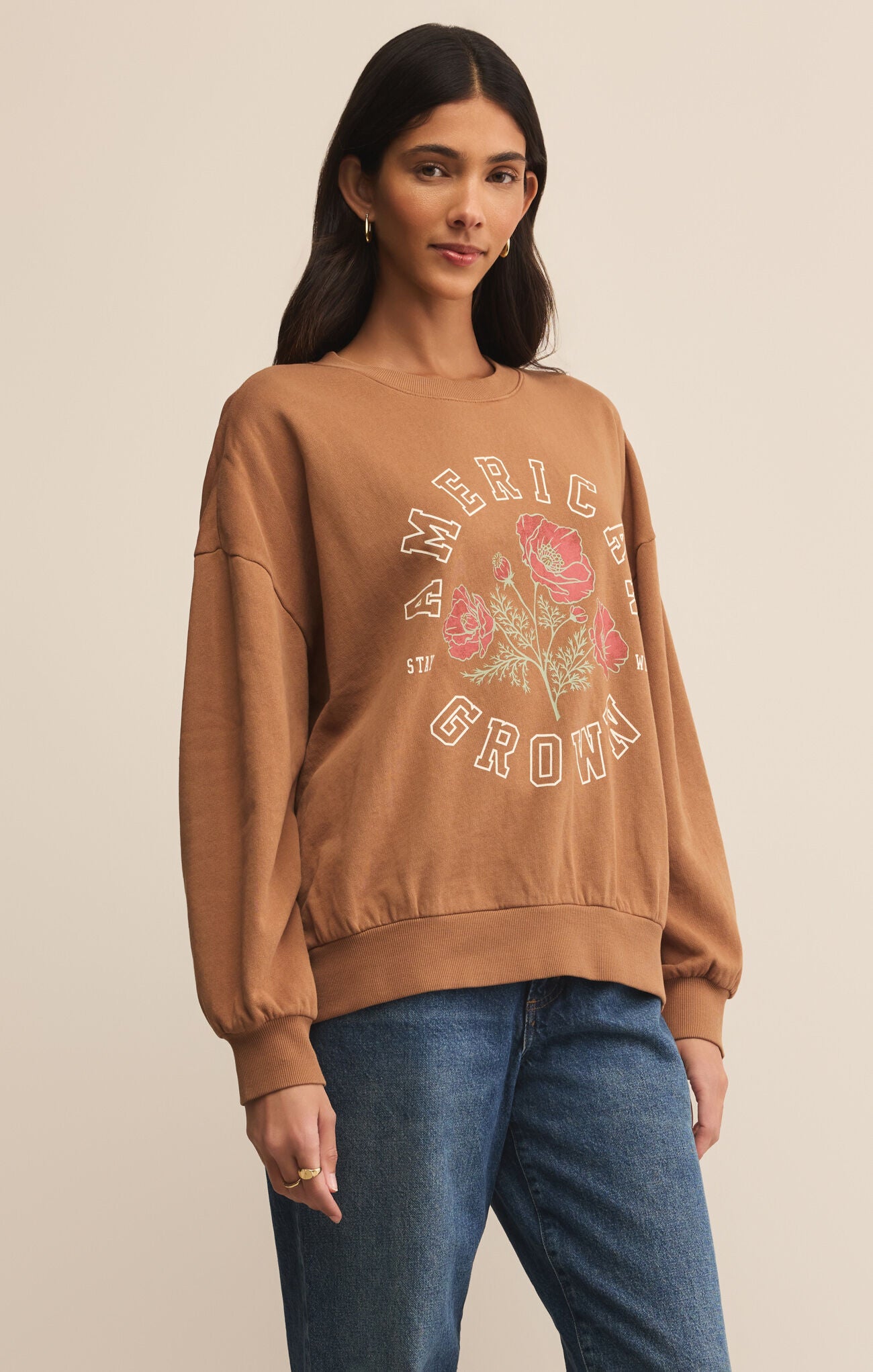 Stay Wild Sunday Sweatshirt Coconut