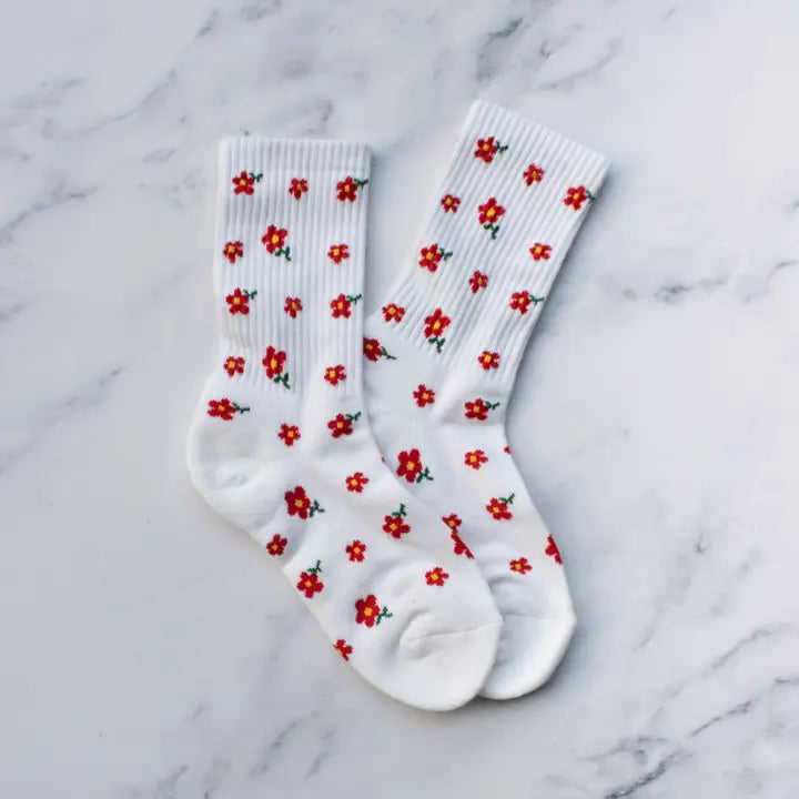 Little Flower Casual Socks