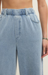 Entourage Knit Denim Pants Ocean Air Indigo