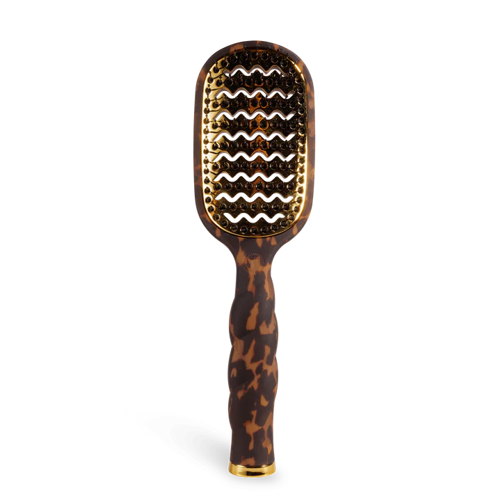 Teleties Hair Brush Tortoise Vented