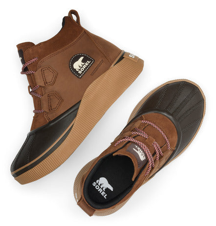 Out N About IV Classic Waterproof Boots Dark Auburn + Blackened Brown