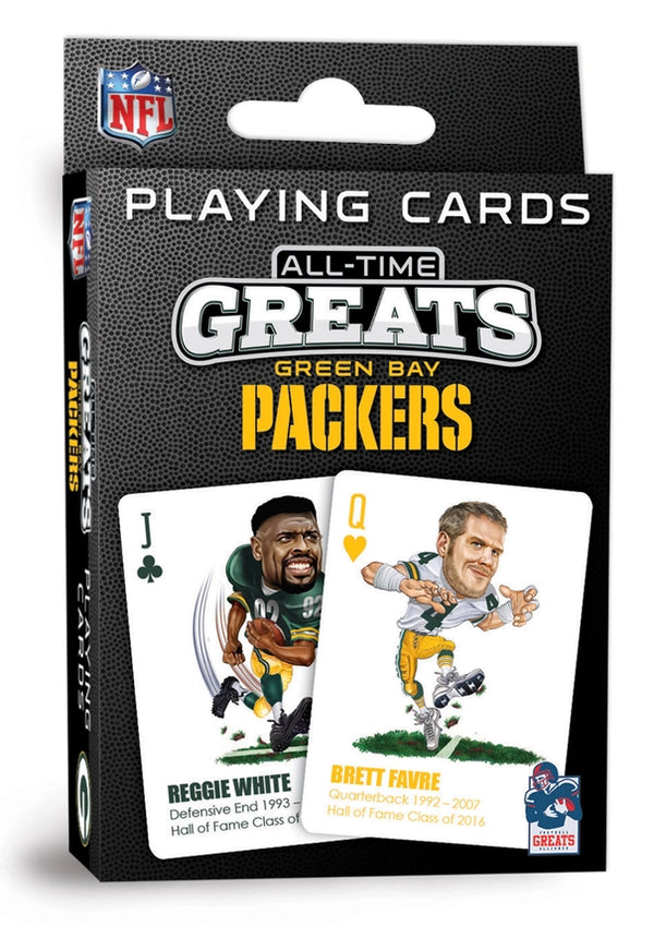 Green Bay Packers All-Time Greats Playing Cards