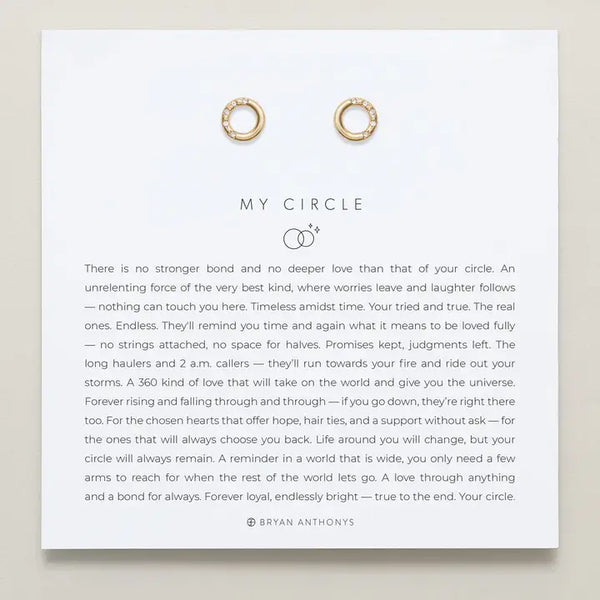 My Circle Stud Earrings