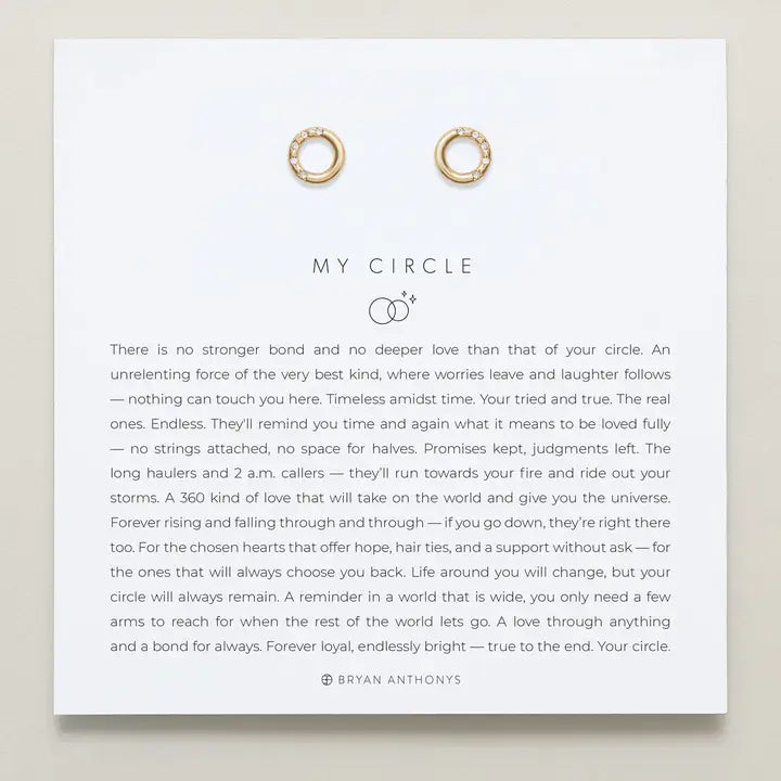 My Circle Stud Earrings