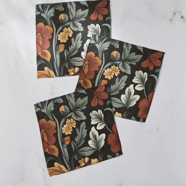 Geometry Dishcloth Set Classic Floral