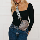 Ellie Crossbody Bag Metallic Gunmetal Grey