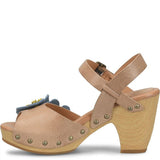 Garden Platform Heels Off White