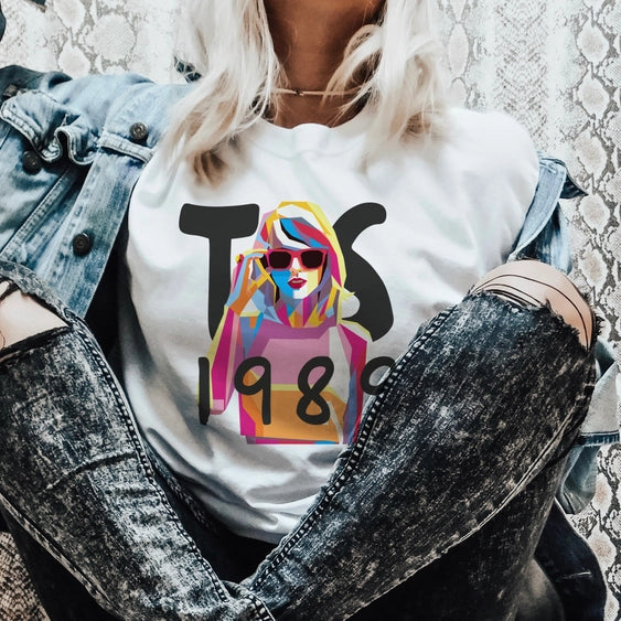 Taylor Swift 1989 Era Concert Tee White