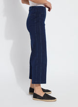 Layton Wide Leg Crop Pants Dark Indigo