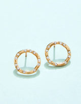 Endless Stud Crystal Earrings