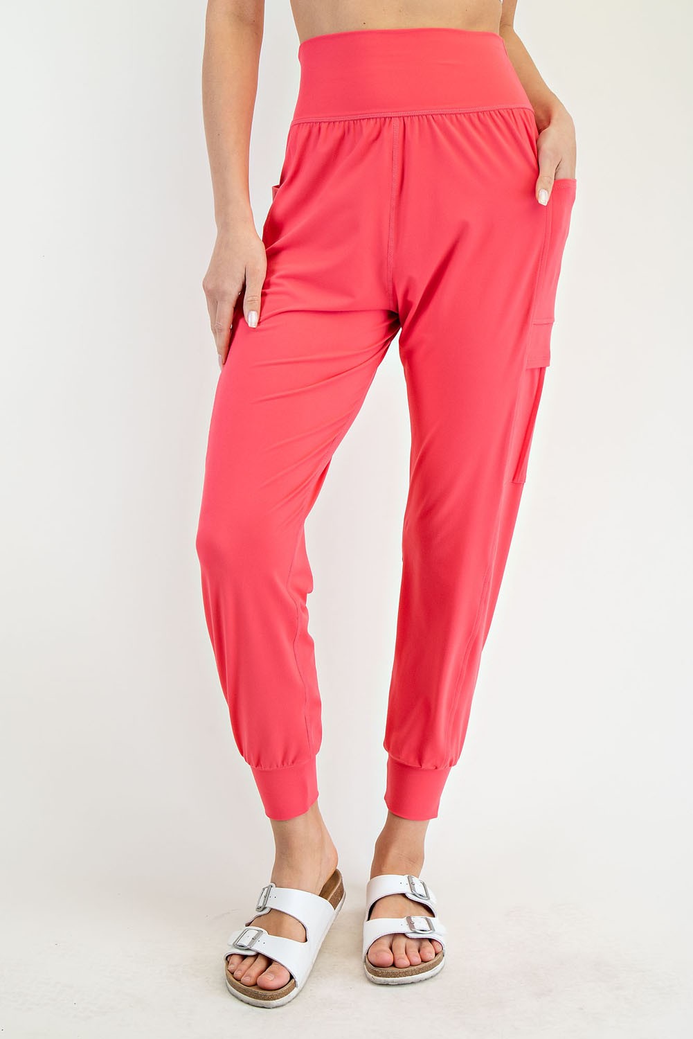 Cargo Pocket Butter Jogger Flamingo Pink