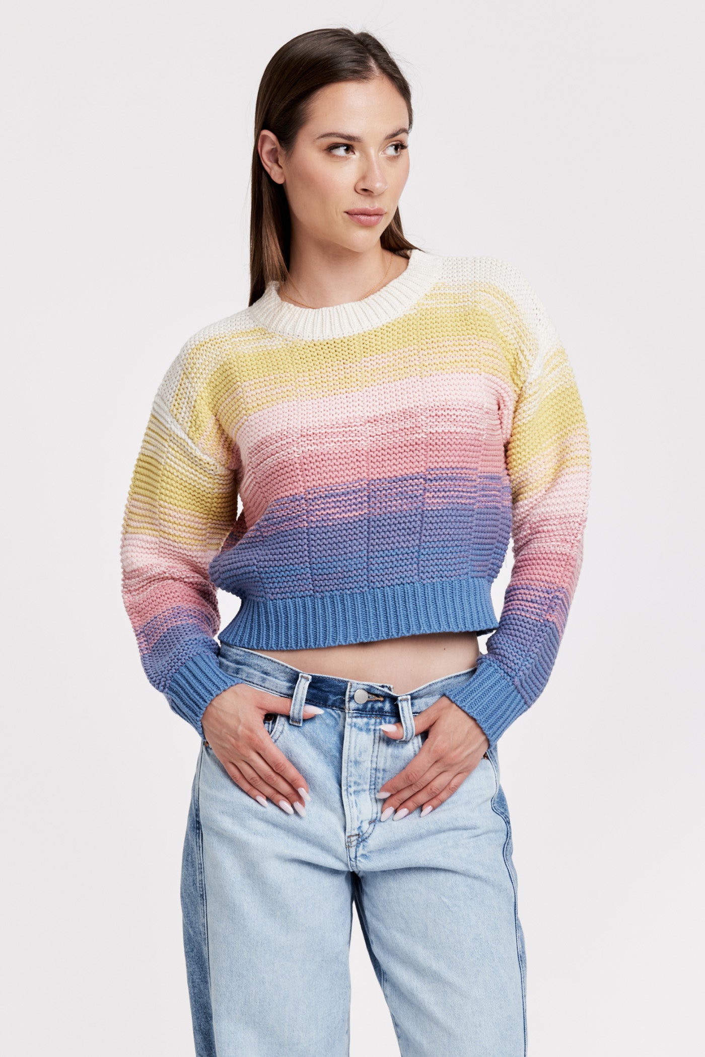 Jaycee Ombre Sweater Sunrise Melange