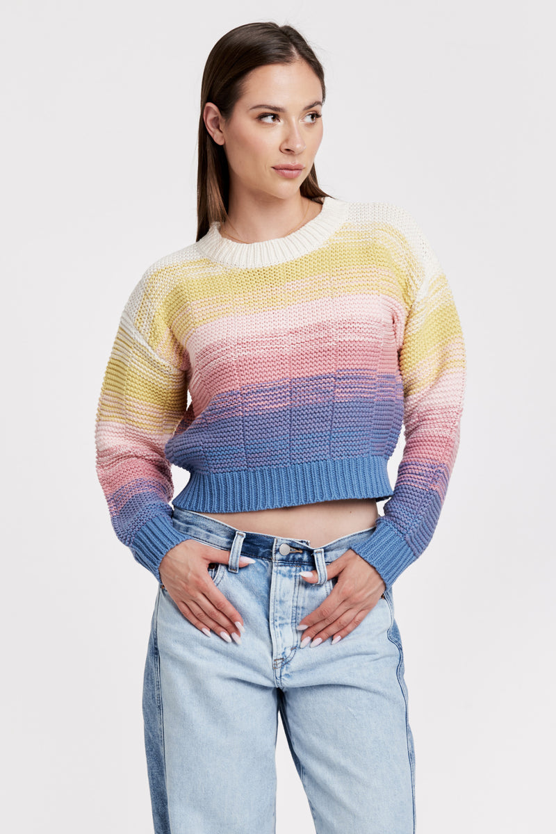 Jaycee Ombre Sweater Sunrise Melange