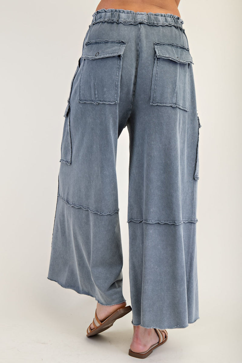 Feeling Good Utility Pull On Pants Faded Navy