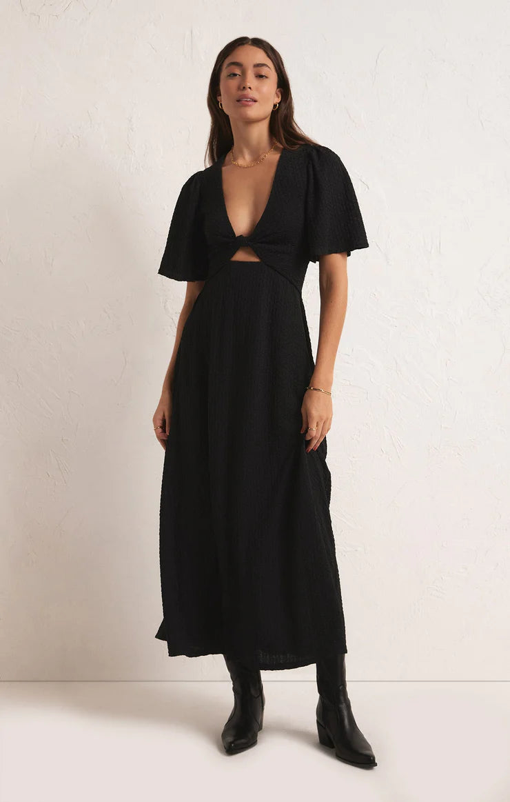 Mavis Midi Dress Black