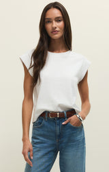 Camino Jersey Top White