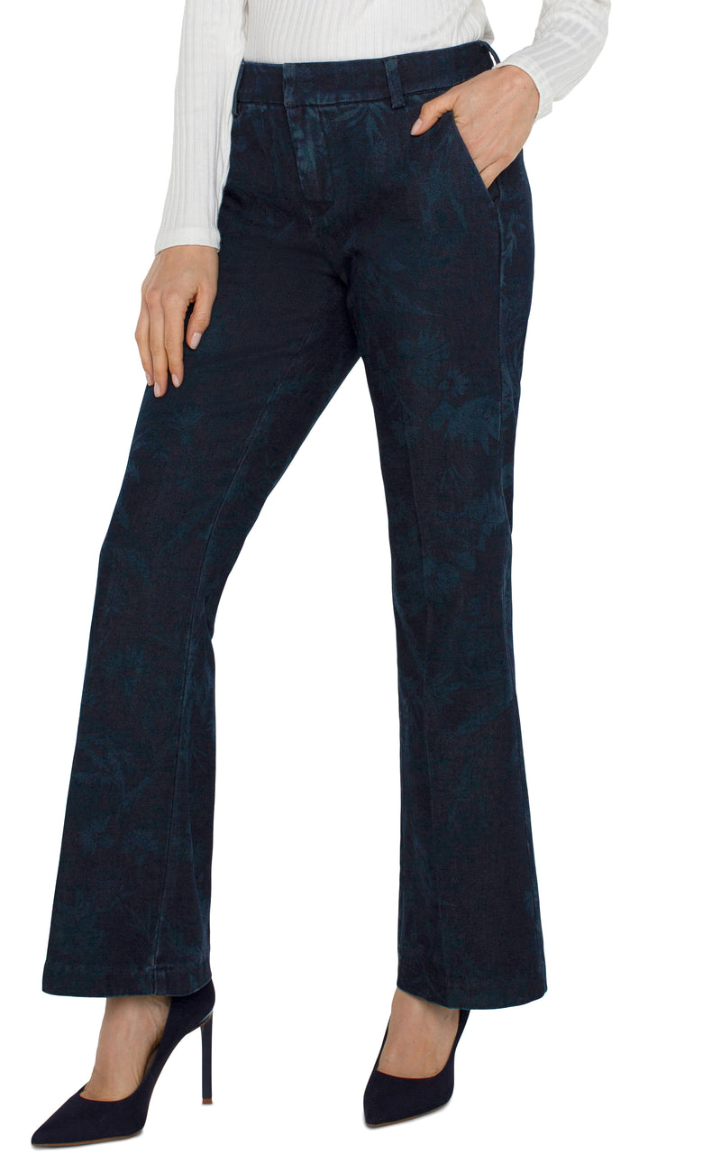 Kelsey 31" Flare Trouser Shadow Floral