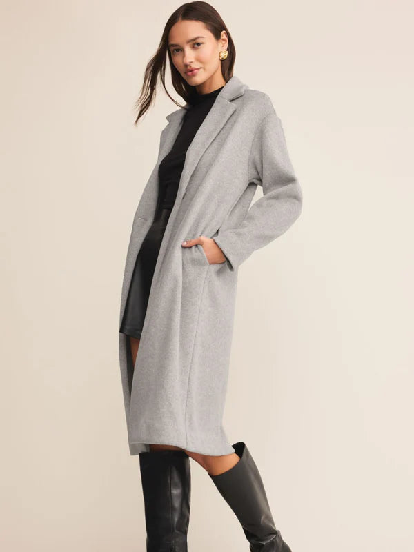 Mason Luxe Coat Classic Heather Grey