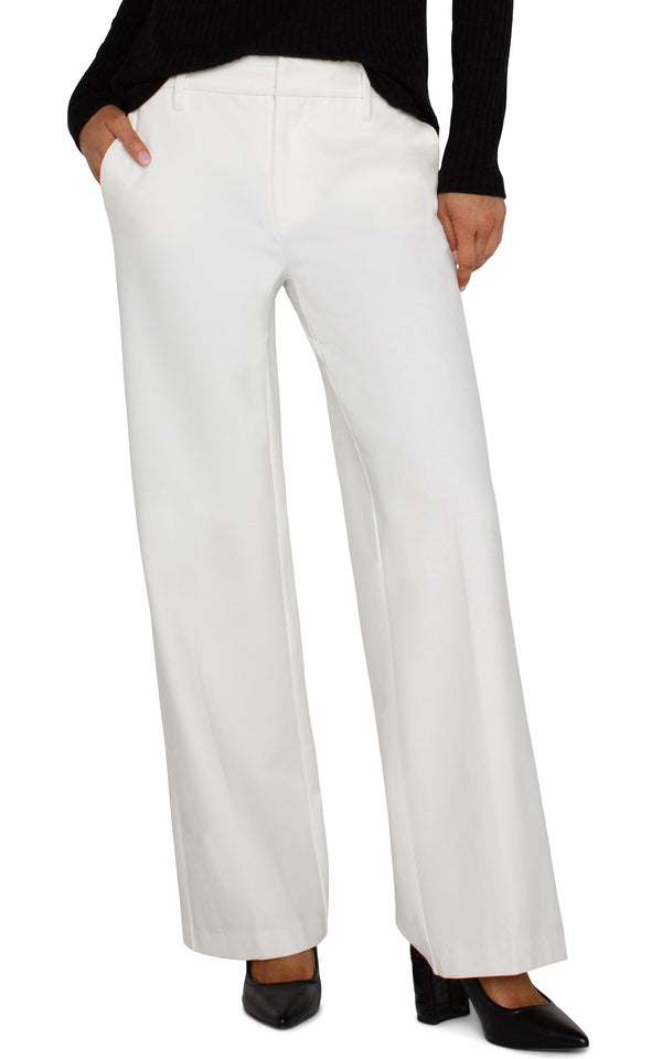 Kelsey 31" Wide Leg Trouser Vintage White
