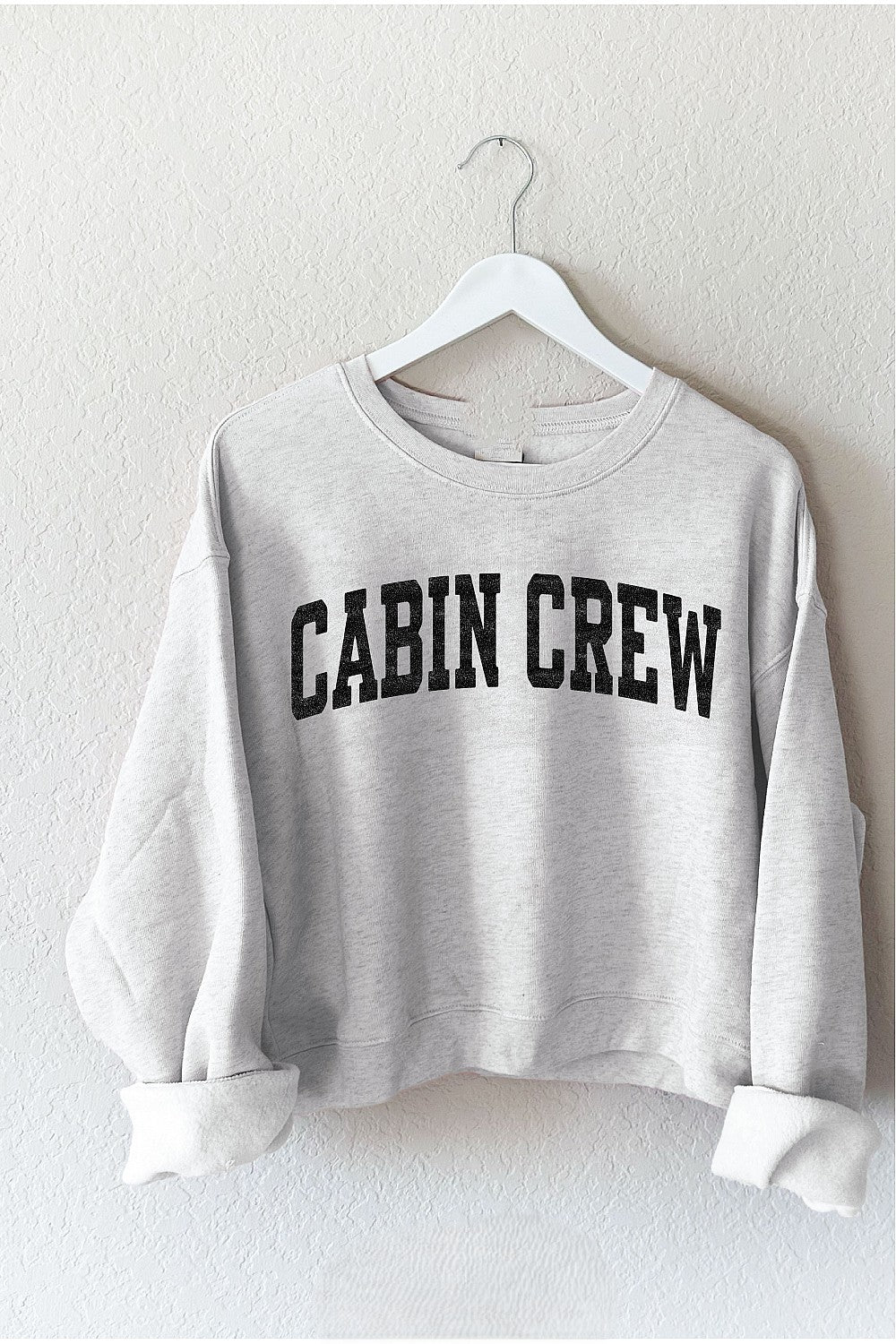 Cabin Crew Mid Graphic Sweatshirt Athletic Heather