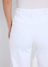 Layton Wide Leg Crop Pants White